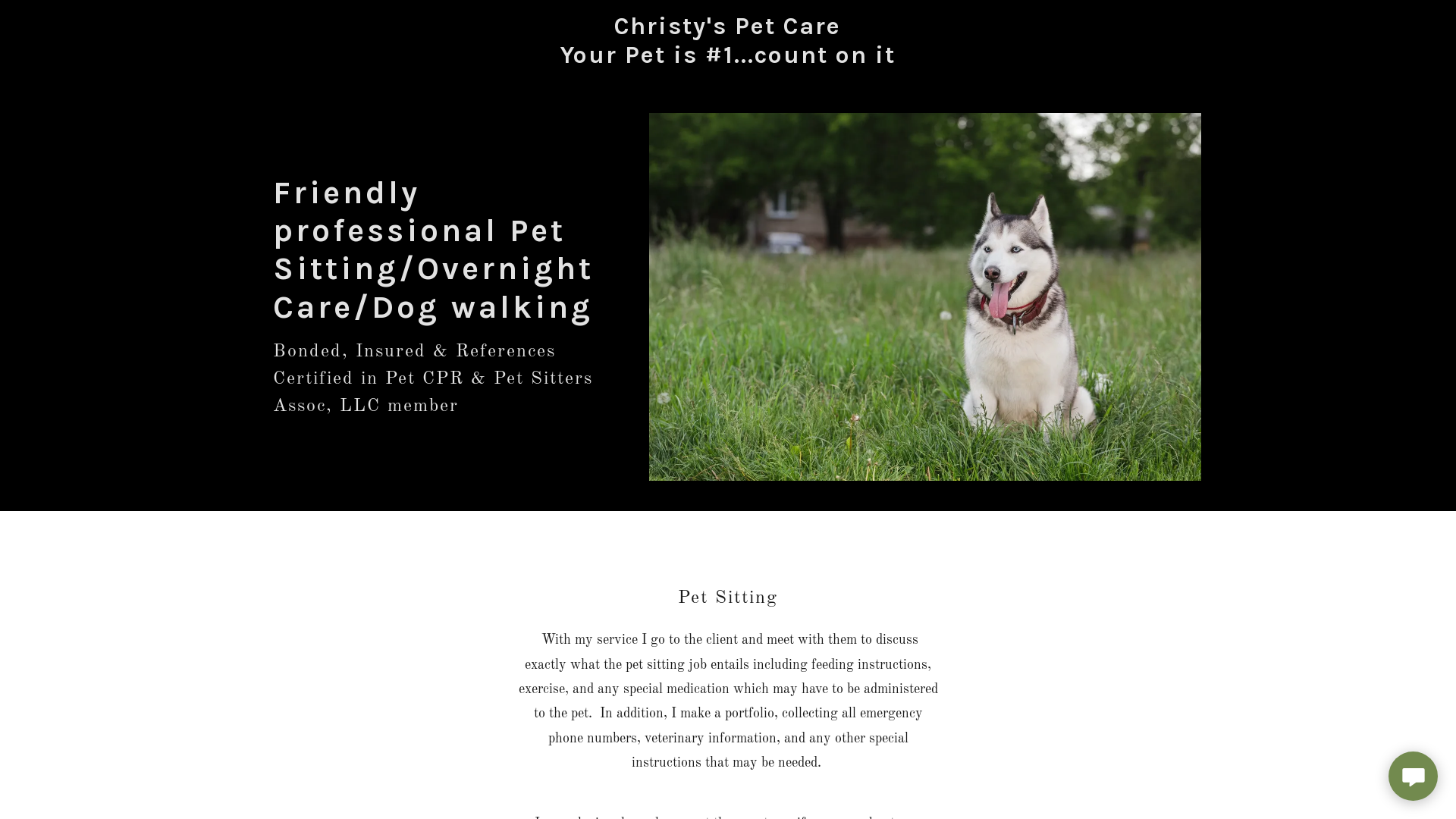 Christy's Pet Care
